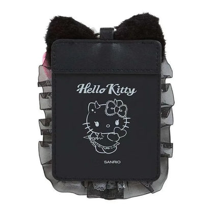 New Clear Hello Kitty Photocard Holder With Lolita Lace Bow Cute Kpop Idol Photo Card Protector ID/Bus Card Bag Case Pendant