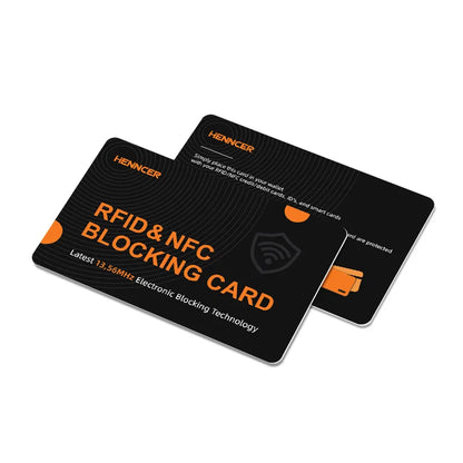 RFID Blocking NFC Signals Shield Secure For Passport Case Purse Portable Credit Card Protector