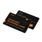 Anti Theft for RFID Credit Card Protector Blocking Sleeve Skin  Covers Protection Bank Card anti-skimming shield card