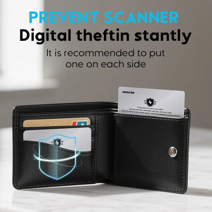 RFID Blocking NFC Signals Shield Secure For Passport Case Purse Portable Credit Card Protector