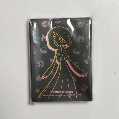 New Hot 64pcs/Set Ptcg Trading Card Sleeve Departure Theme Pikachu Lvysaur Shanaido Mewtwo Card Protection Cover Gift Toys ﻿