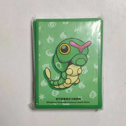New Hot 64pcs/Set Ptcg Trading Card Sleeve Departure Theme Pikachu Lvysaur Shanaido Mewtwo Card Protection Cover Gift Toys ﻿