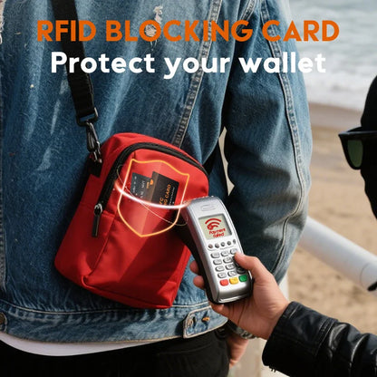 Anti Theft for RFID Credit Card Protector Blocking Sleeve Skin  Covers Protection Bank Card anti-skimming shield card