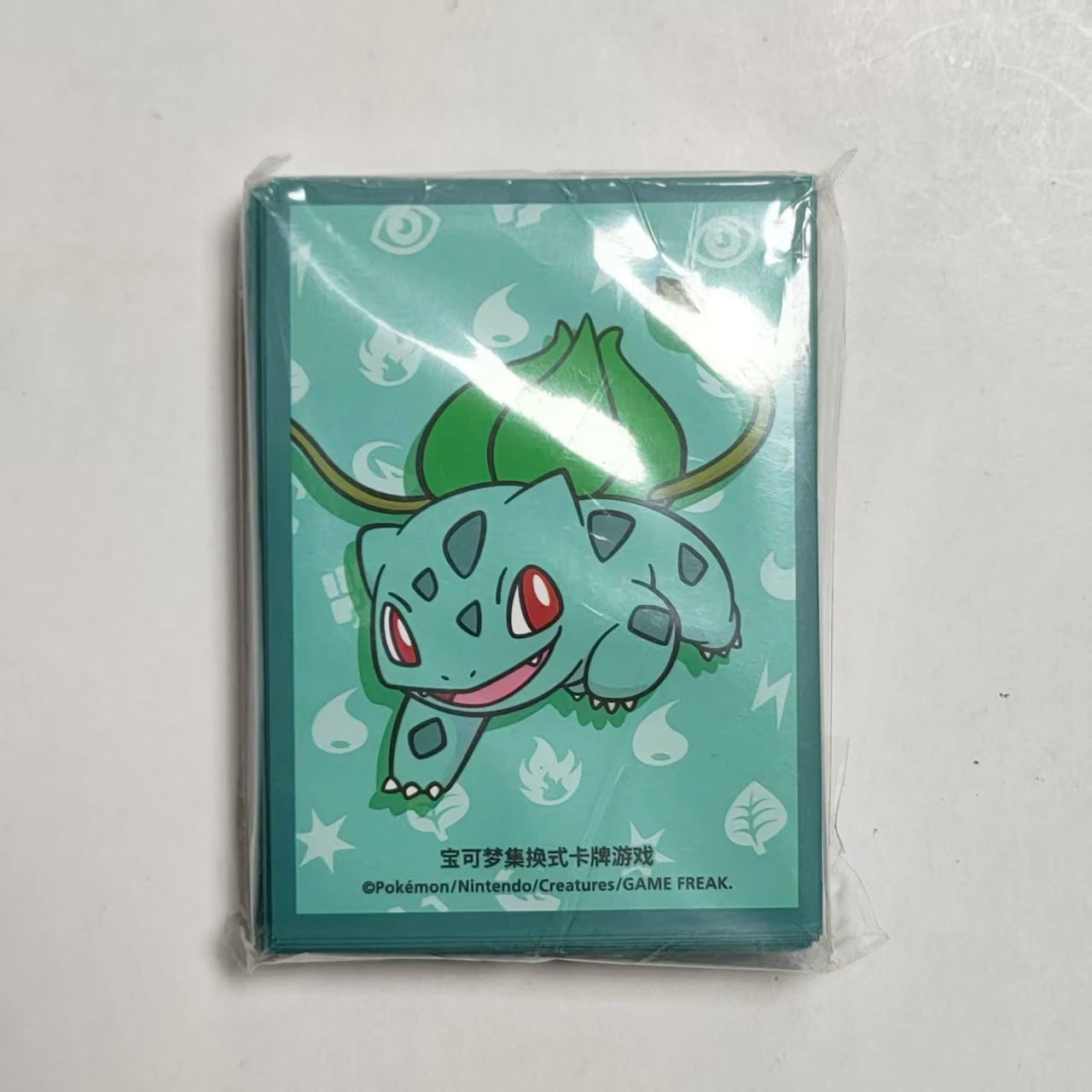 New Hot 64pcs/Set Ptcg Trading Card Sleeve Departure Theme Pikachu Lvysaur Shanaido Mewtwo Card Protection Cover Gift Toys ﻿