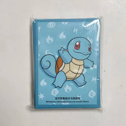 New Hot 64pcs/Set Ptcg Trading Card Sleeve Departure Theme Pikachu Lvysaur Shanaido Mewtwo Card Protection Cover Gift Toys ﻿
